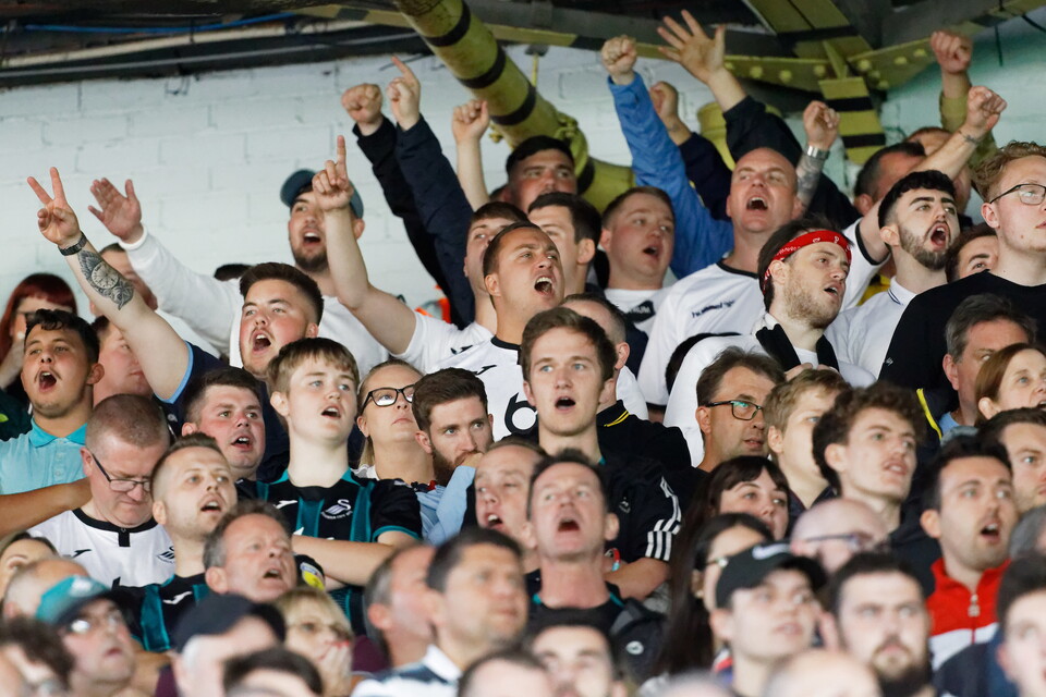 Swansea City supporters