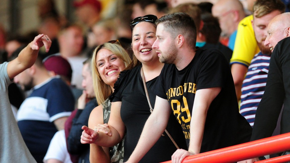 Swansea City fans at Bristol City