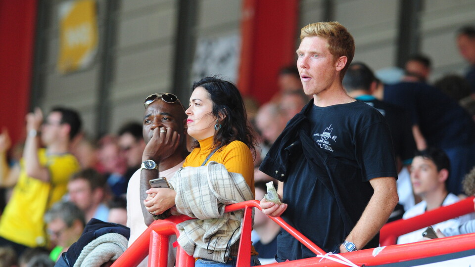 Swansea City fans at Bristol City