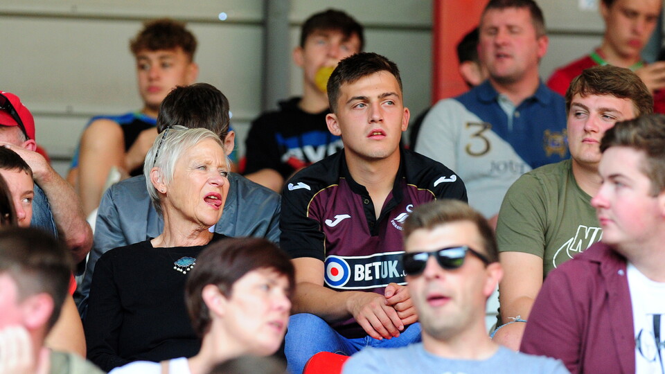 Swansea City fans at Bristol City