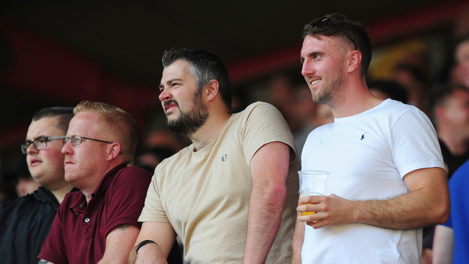 Swansea City fans at Bristol City