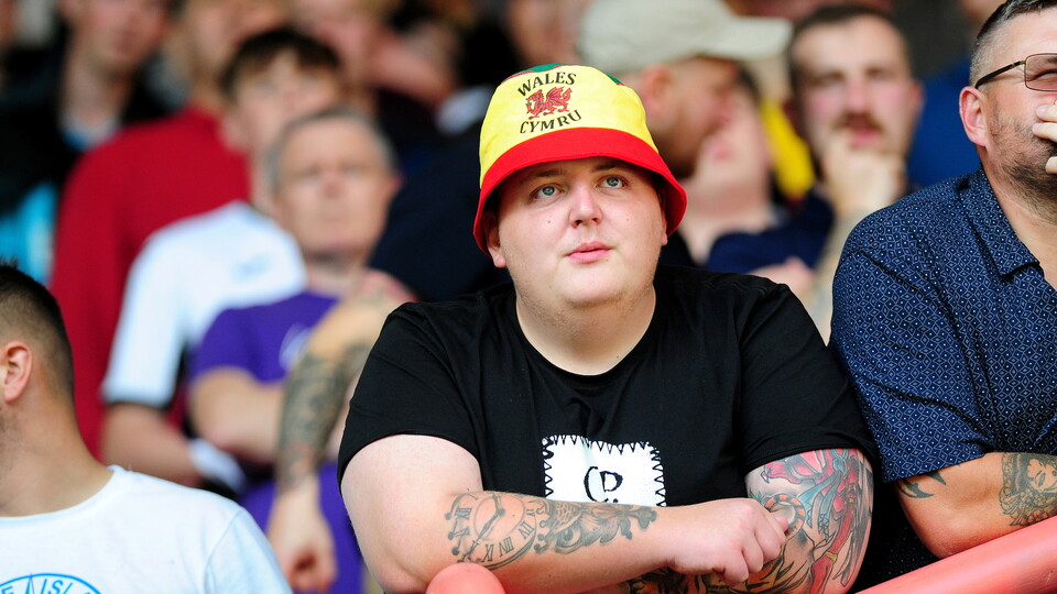 Swansea City fans at Bristol City