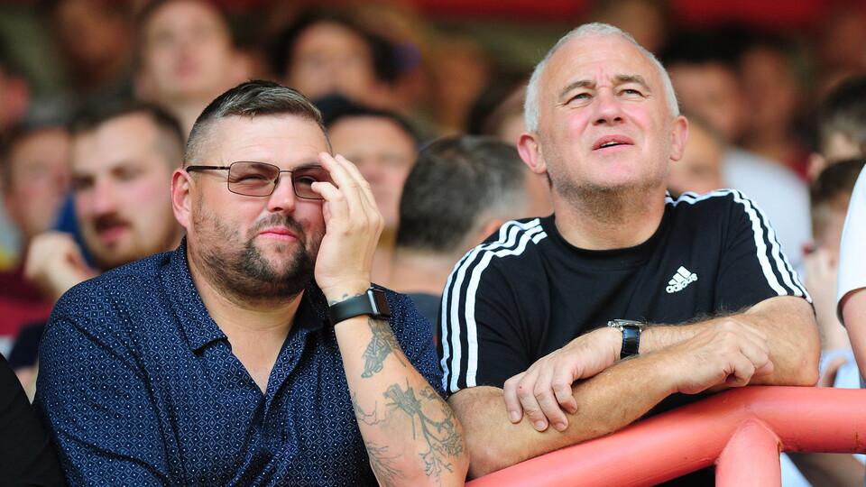 Swansea City fans at Bristol City