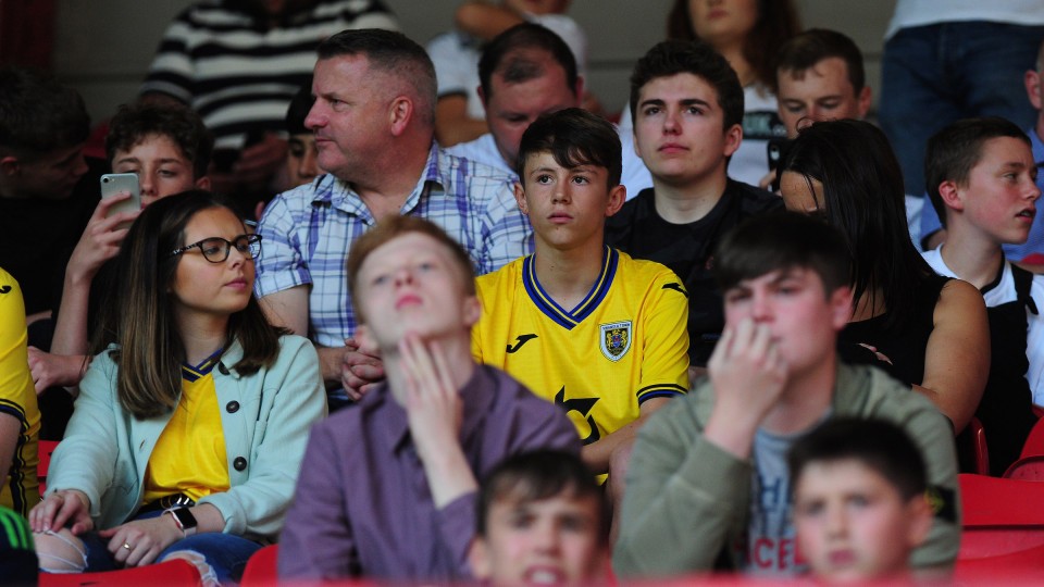 Swansea City fans at Bristol City