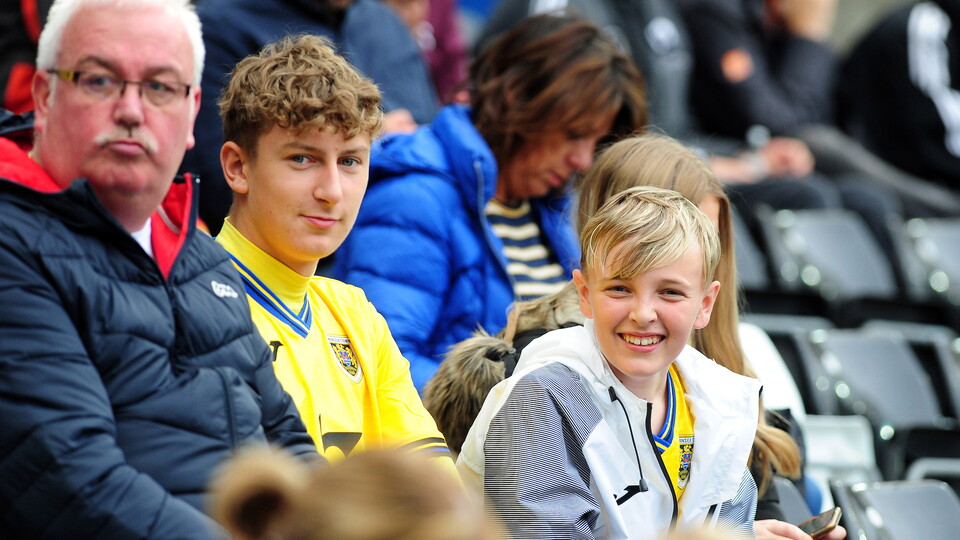 Swansea City supporters