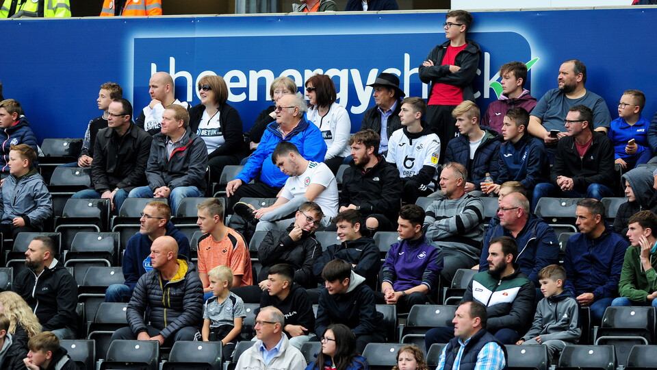 Swansea City supporters