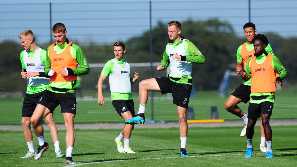 Swansea City training 