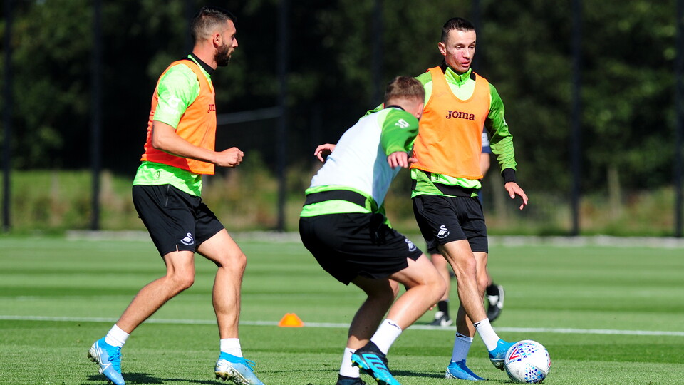 Swansea City training 