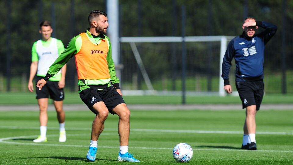 Swansea City training 