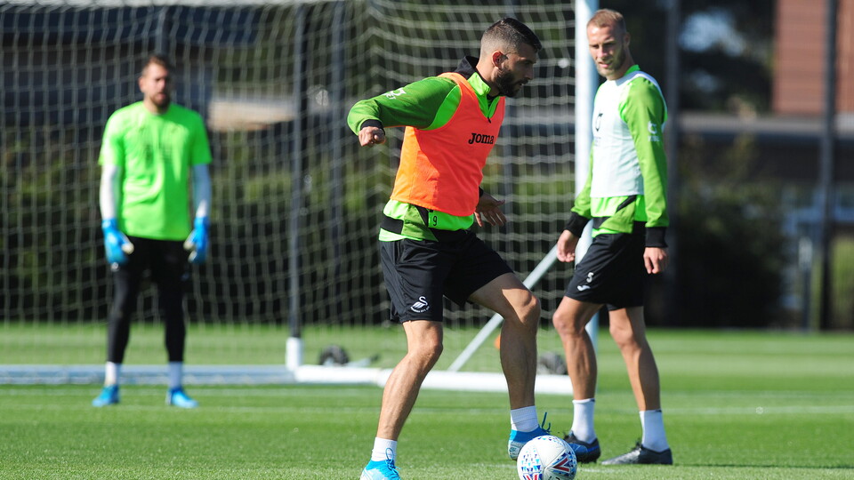 Swansea City training 