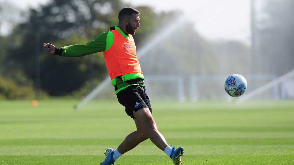 Swansea City training 