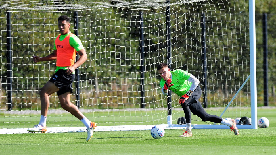 Swansea City training 