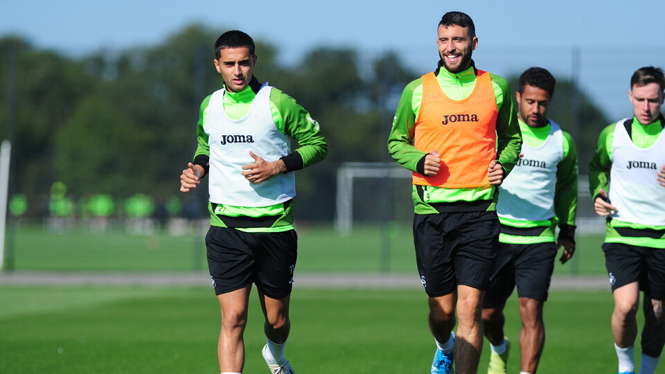 Swansea City training 