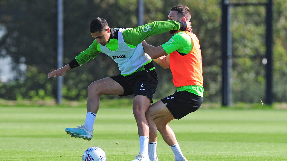 Swansea City training 