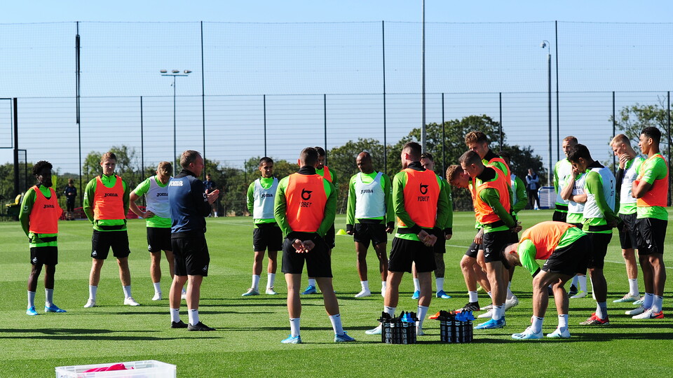 Swansea City training 