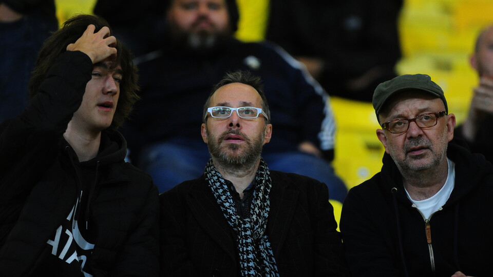 Swansea City fans at Watford 