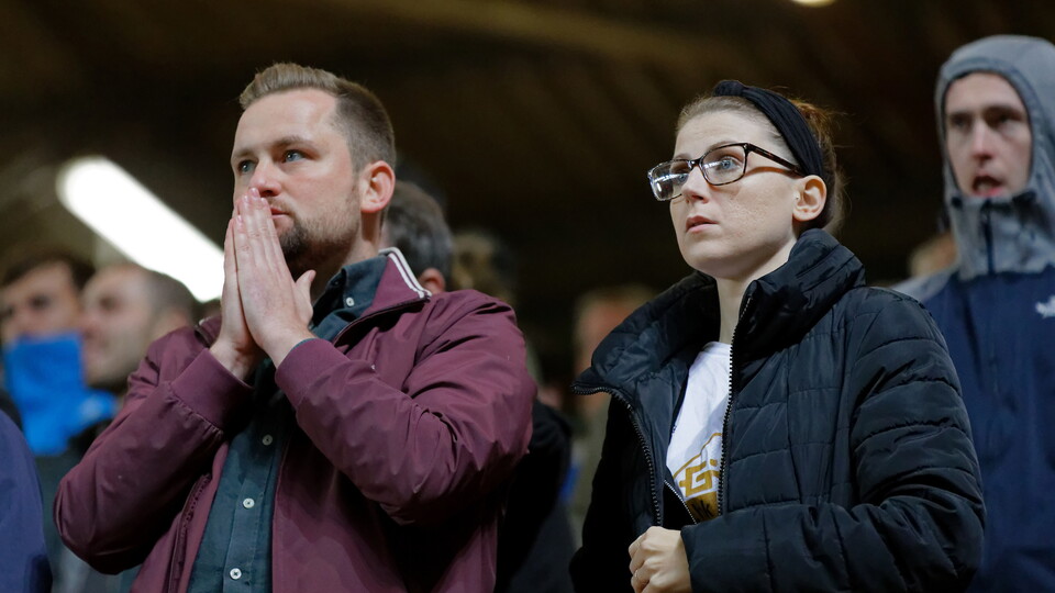 Swnasea City fans at Charlton Athletic