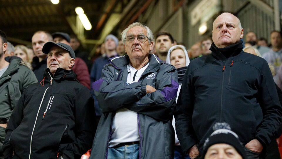 Swnasea City fans at Charlton Athletic