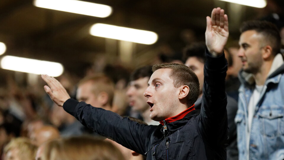 Swnasea City fans at Charlton Athletic