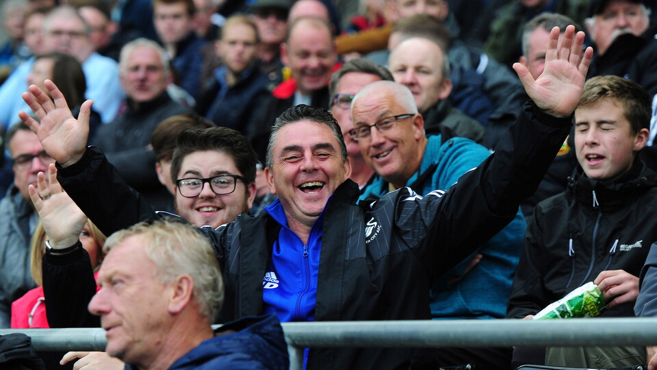 Swansea City supporters
