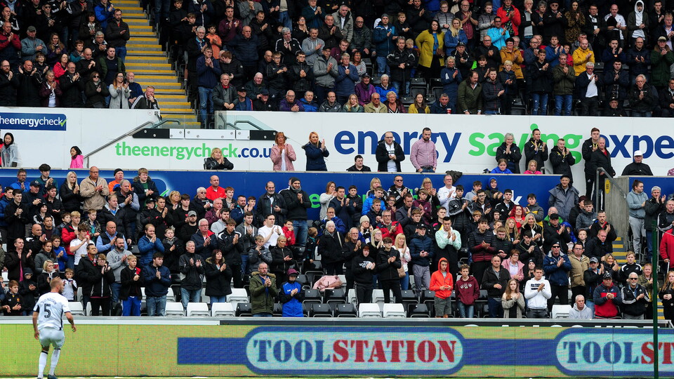 Swansea City supporters