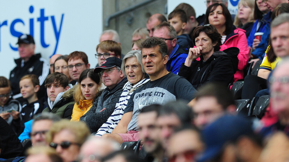 Swansea City supporters