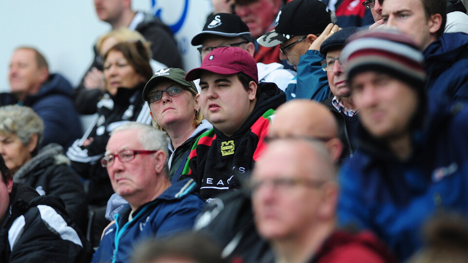 Swansea City supporters