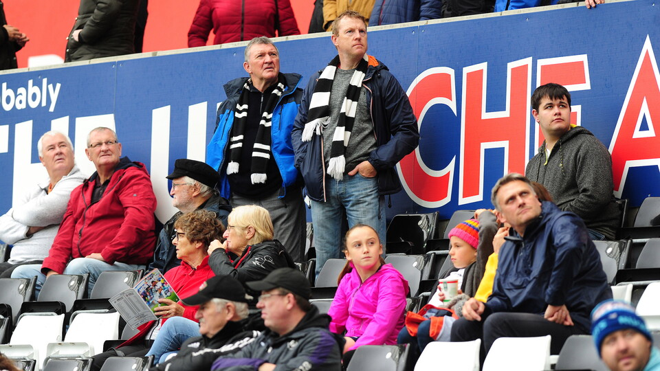 Swansea City supporters