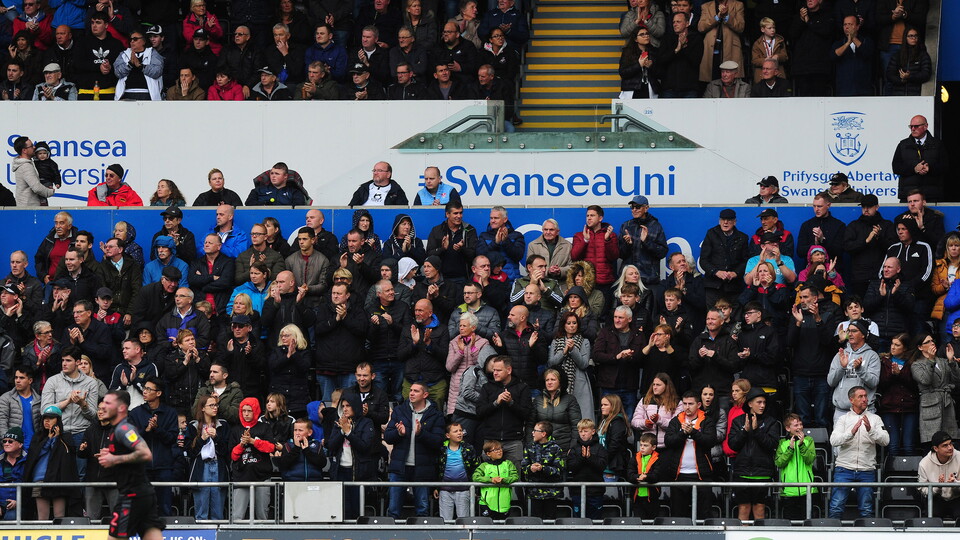Swansea City supporters