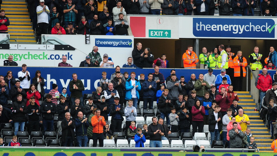 Swansea City supporters