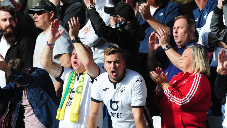 Swansea City fans