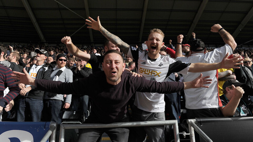 Swansea City fans