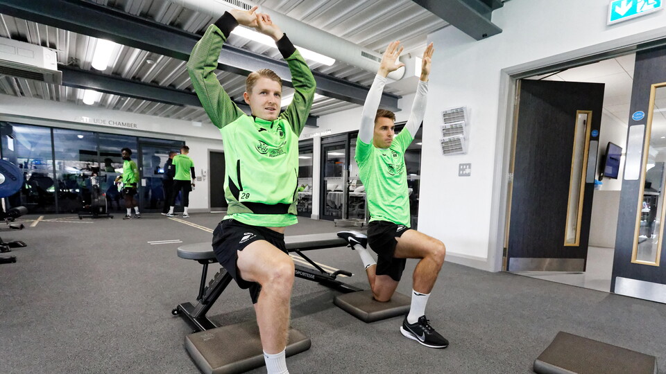 Swansea City training