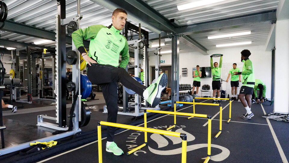 Swansea City training