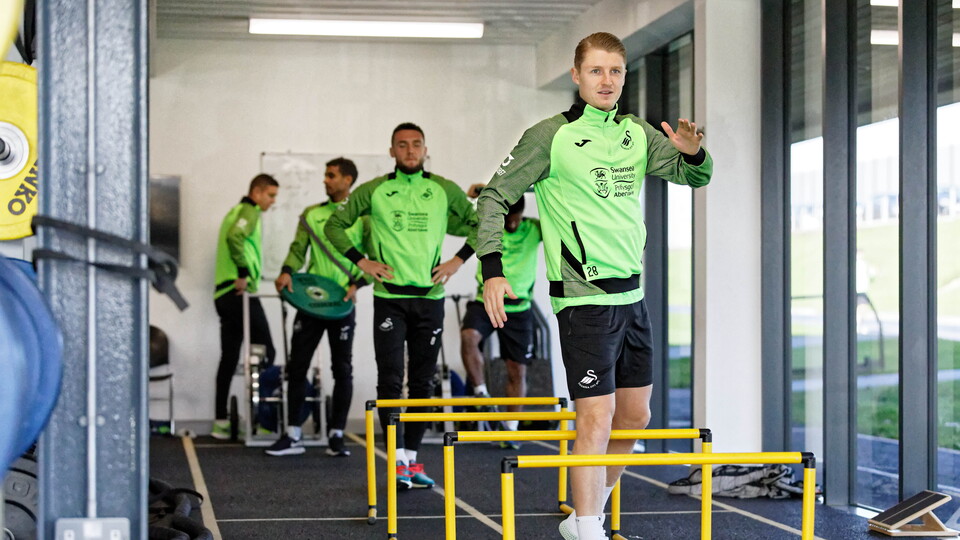 Swansea City training