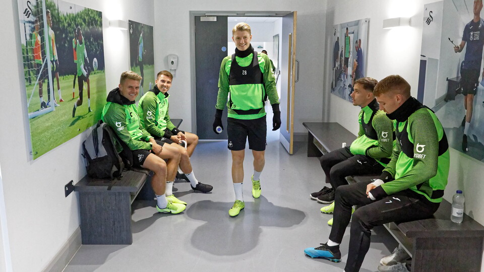 Swansea City training