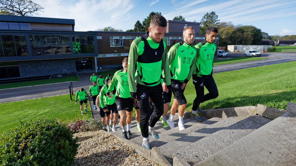 Swansea City training