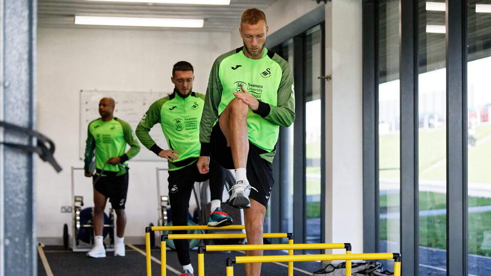 Swansea City training