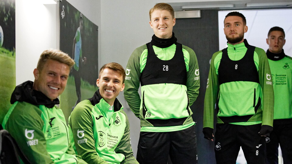 Swansea City training