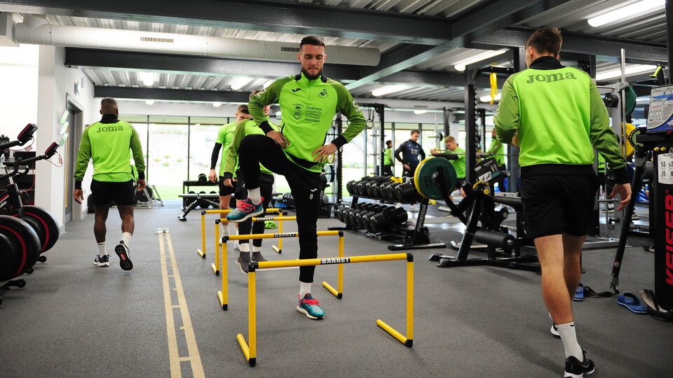 Swansea City training
