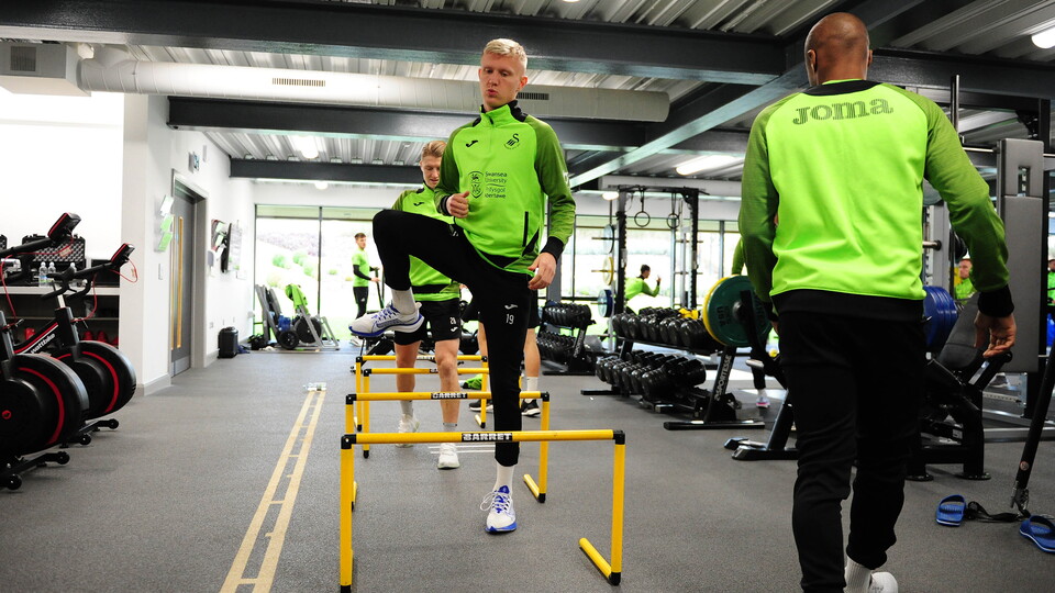 Swansea City training
