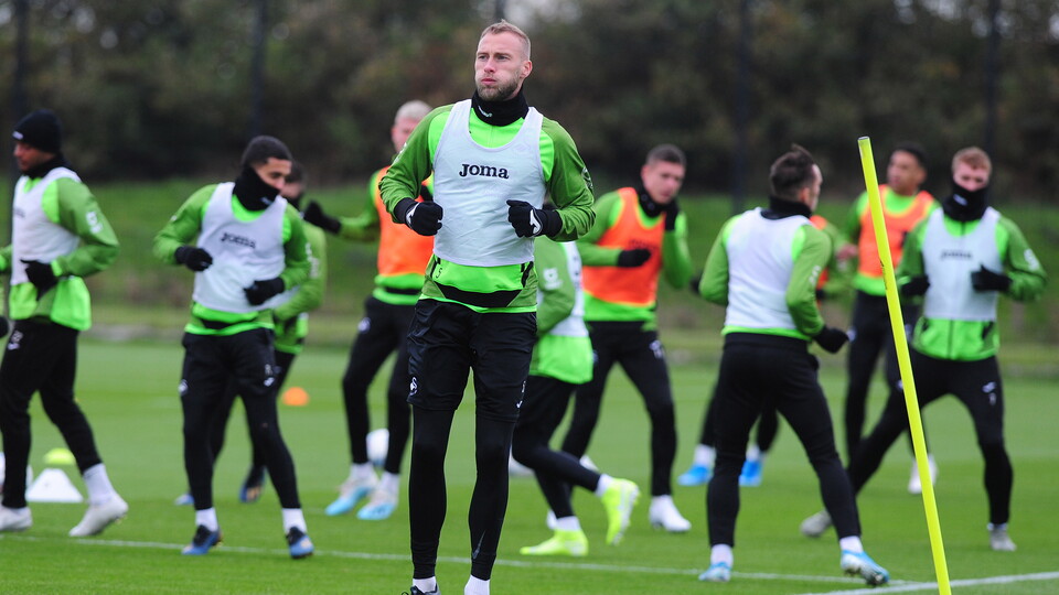 Swansea City training