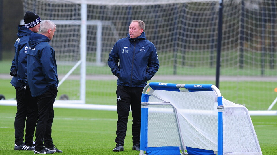 Swansea City training