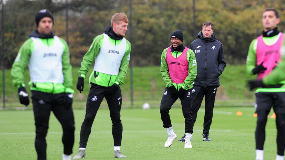 Swansea City training