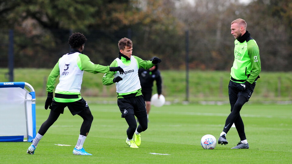 Swansea City training