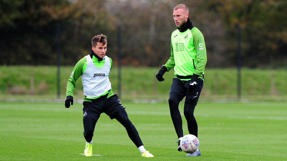 Swansea City training