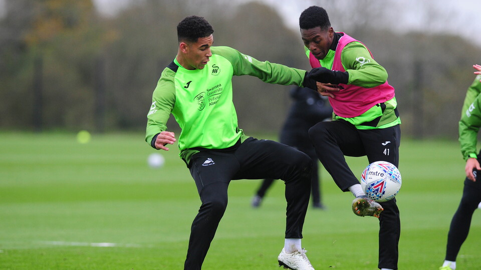 Swansea City training