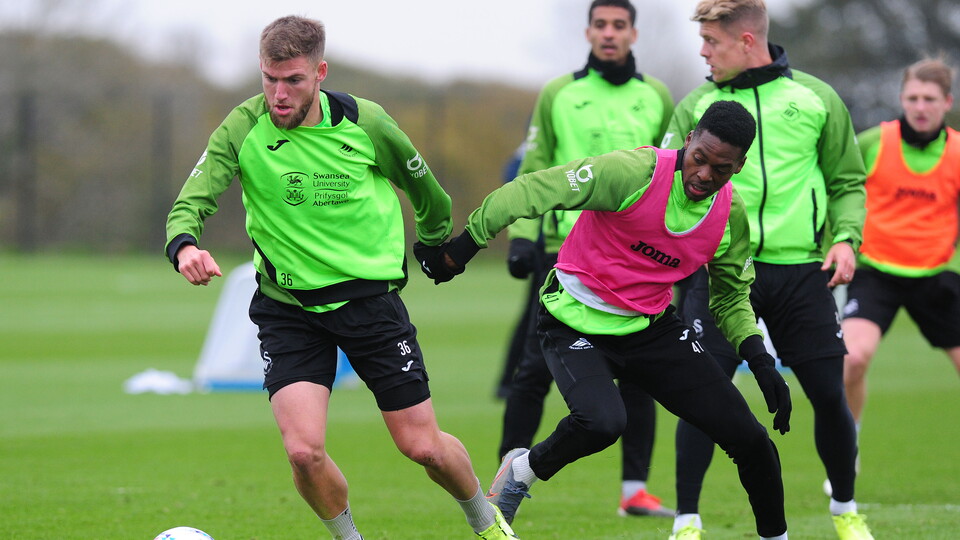 Swansea City training