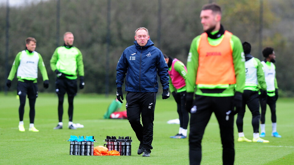 Swansea City training