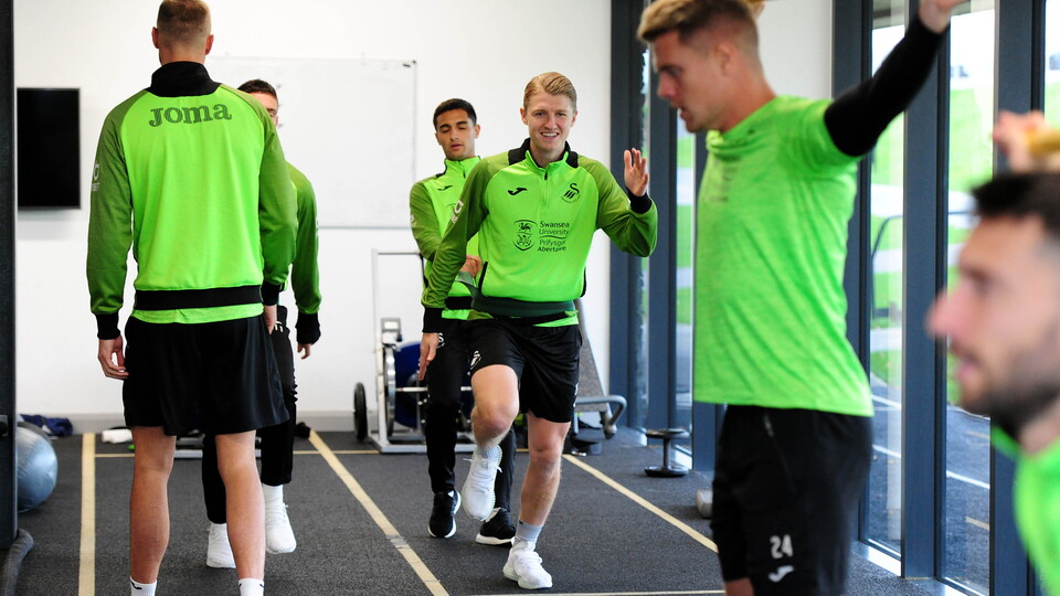 Swansea City training